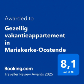 Gezellig vakantieappartement in Mariakerke-Oostende